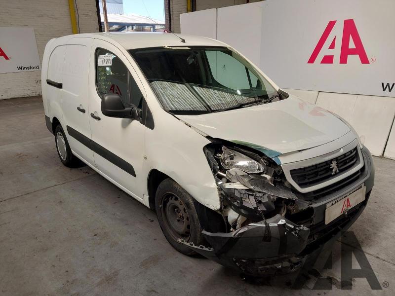 2016 PEUGEOT PARTNER HDI CRC 1560cc TURBO DIESEL MANUAL 5 Speed PANEL VAN