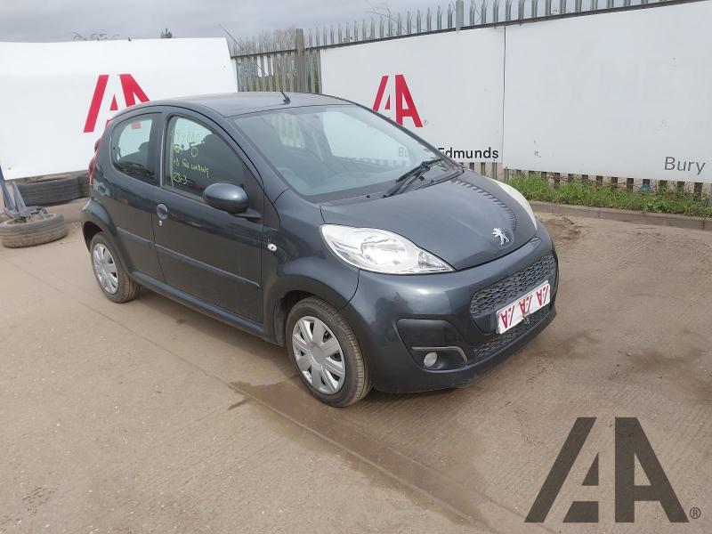 2013 PEUGEOT 107 ACTIVE 998cc PETROL MANUAL 5 Speed 5 DOOR HATCHBACK