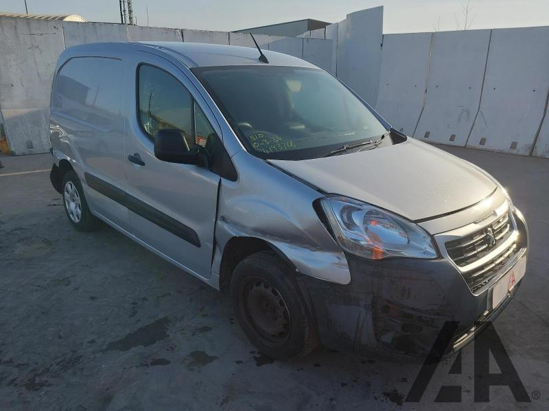 2018 PEUGEOT PARTNER BLUE HDI PROFESSIONAL L1 1560cc TURBO DIESEL MANUAL 5 Speed PANEL VAN