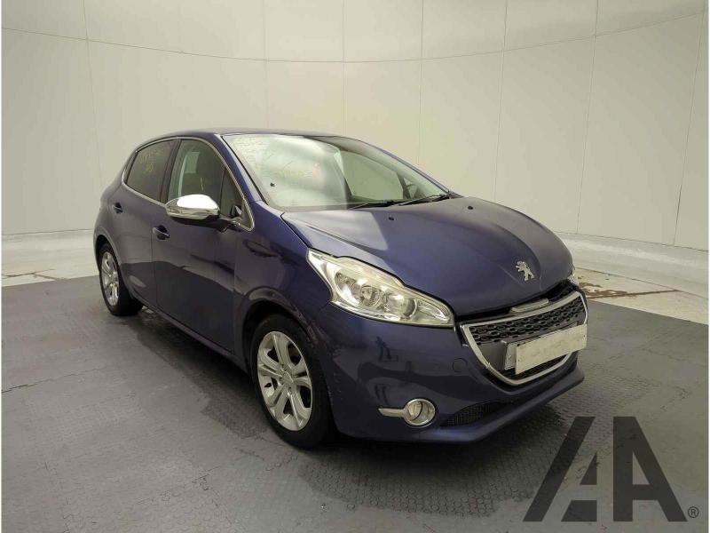 2013 PEUGEOT 208URE HDI 1398cc TURBO DIESEL MANUAL 5 DOOR HATCHBACK