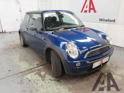Image of 2002 MINI HATCH ONE 1598cc PETROL MANUAL 5 Speed 3 DOOR HATCHBACK