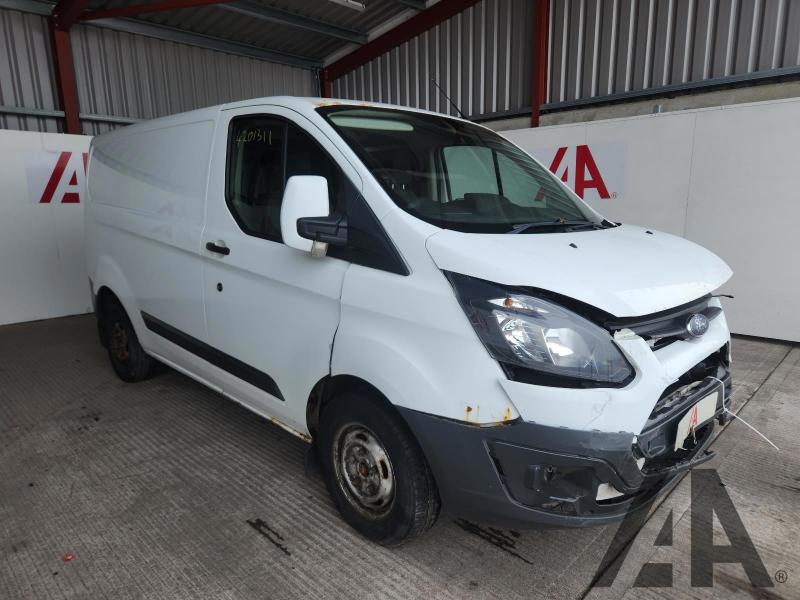 2016 FORD TRANSIT CUSTOM 290 LR P/V 2198cc TURBO DIESEL MANUAL 6 Speed PANEL VAN