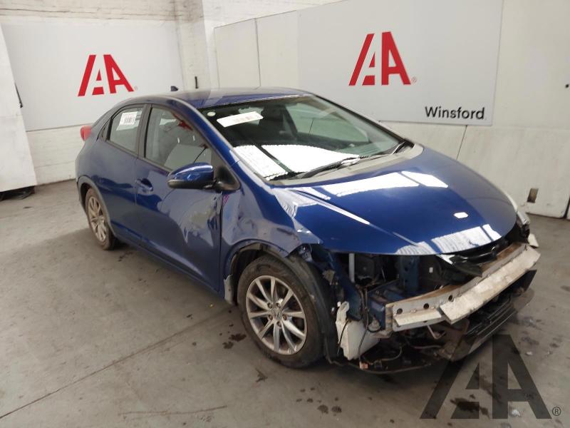 2012 HONDA CIVIC I-VTEC SE 1799cc PETROL MANUAL 6 Speed 5 DOOR HATCHBACK