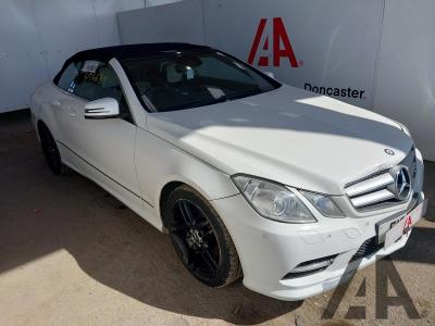 Image of 2012 MERCEDES E-CLASS E250 CDI BLUEEFFICIENCY SPORT 2143cc TURBO DIESEL AUTOMATIC 2 DOOR CONVERTIBLE