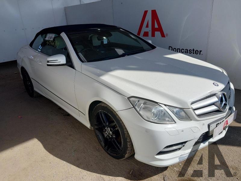 2012 MERCEDES E-CLASS E250 CDI BLUEEFFICIENCY SPORT 2143cc TURBO DIESEL AUTOMATIC 2 DOOR CONVERTIBLE