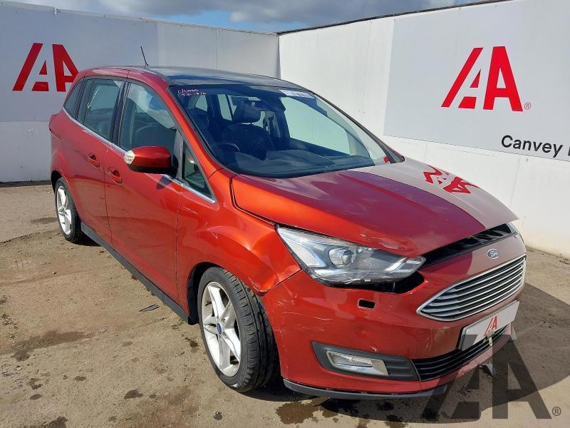 2017 FORD C-MAX GRAND TITANIUM X 999cc TURBO PETROL MANUAL 5 DOOR MPV