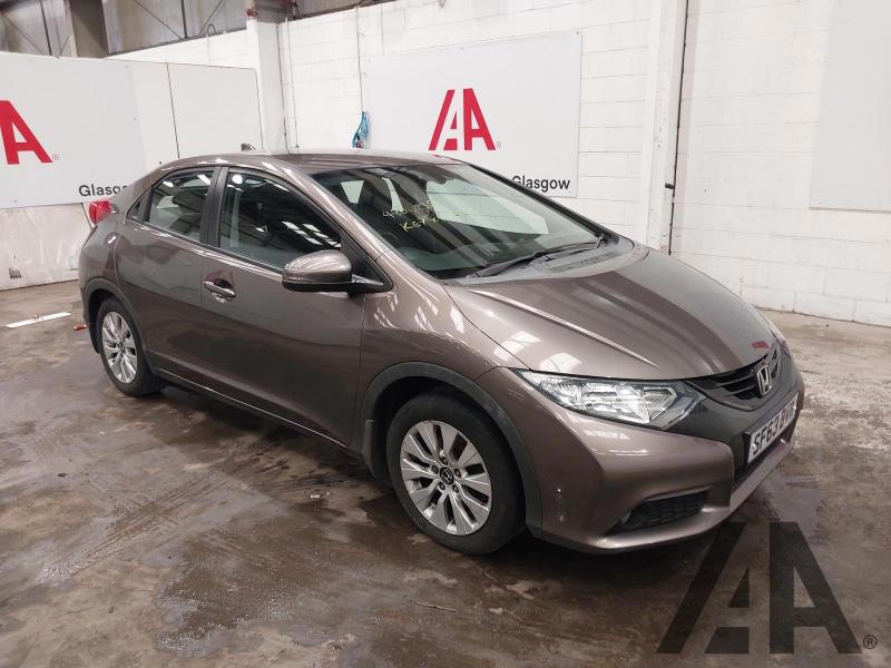 2013 HONDA CIVIC I-DTEC ES 1597cc TURBO DIESEL MANUAL 6 Speed 5 DOOR HATCHBACK