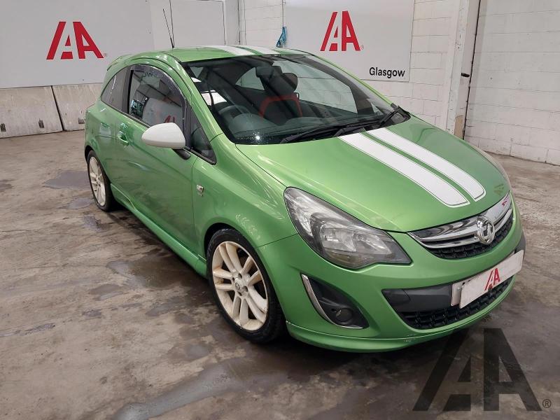 2012 VAUXHALL CORSA SRI 1398cc PETROL MANUAL 3 DOOR HATCHBACK