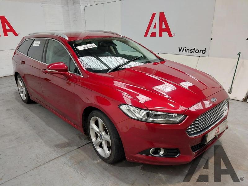 2015 FORD MONDEO TITANIUM TDCI 1997cc TURBO DIESEL AUTOMATIC 6 Speed 5 DOOR ESTATE