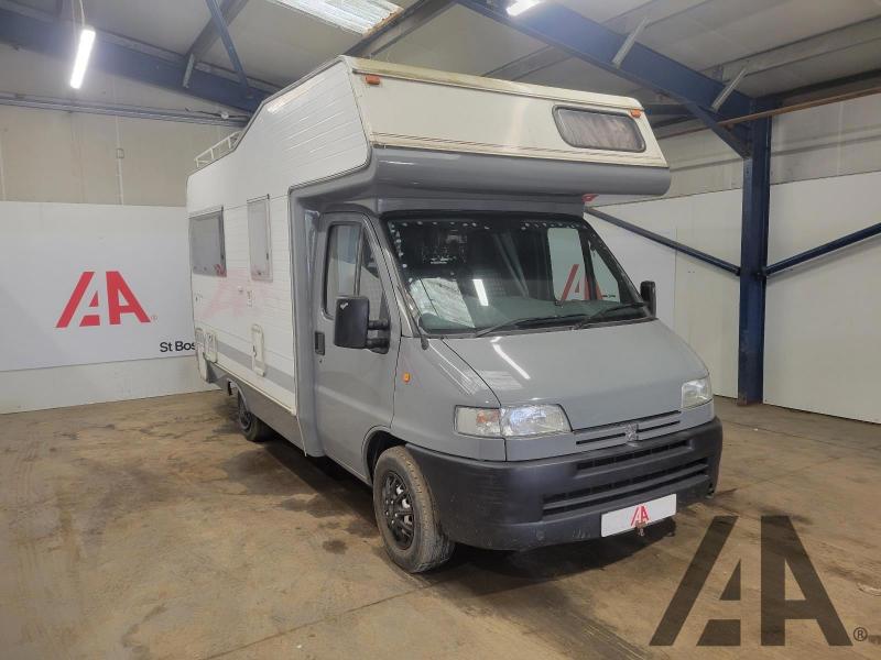 1999 PEUGEOT BOXER 270 M TD 1905cc TURBO DIESEL MANUAL 2 DOOR MOTORHOME 2 DOOR