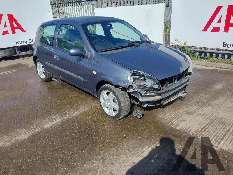 2005 RENAULT CLIO DYNAMIQUE 16V 1149cc PETROL MANUAL 3 DOOR HATCHBACK
