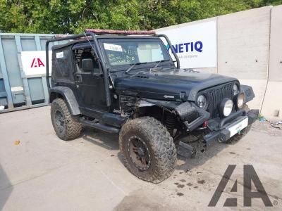 Image of 2001 JEEP WRANGLER SAHARA 3956cc PETROL MANUAL 5 Speed 3 DOOR ESTATE