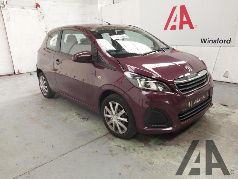 2016 PEUGEOT 108 ACTIVE 998cc PETROL MANUAL 5 Speed 3 DOOR HATCHBACK