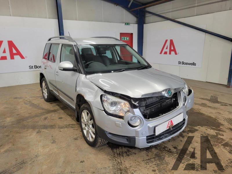 2011 SKODA YETI ELEGANCE TDI CR 1968cc TURBO DIESEL MANUAL 5 DOOR HATCHBACK