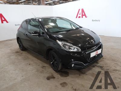 Image of 2017 PEUGEOT 208 PURETECH BLACK EDITION 1199cc PETROL MANUAL 3 DOOR HATCHBACK