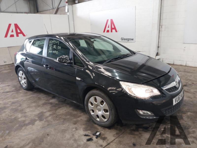 2012 VAUXHALL ASTRA EXCLUSIV 1398cc PETROL MANUAL 5 Speed 5 DOOR HATCHBACK