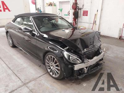 Image of 2017 MERCEDES C-CLASS C 220 D AMG LINE 2143cc TURBO DIESEL AUTOMATIC 2 DOOR CONVERTIBLE