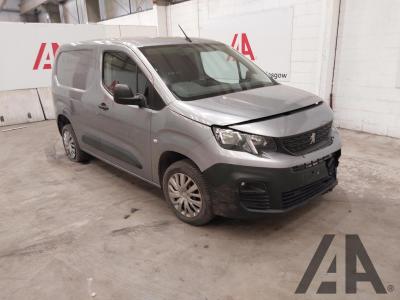 Image of 2021 PEUGEOT PARTNER BLUEHDI PROFESSIONAL L1 1499cc TURBO DIESEL MANUAL 2 DOOR PANEL VAN