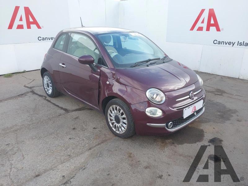 2017 FIAT 500 LOUNGE 1242cc PETROL MANUAL 3 DOOR HATCHBACK