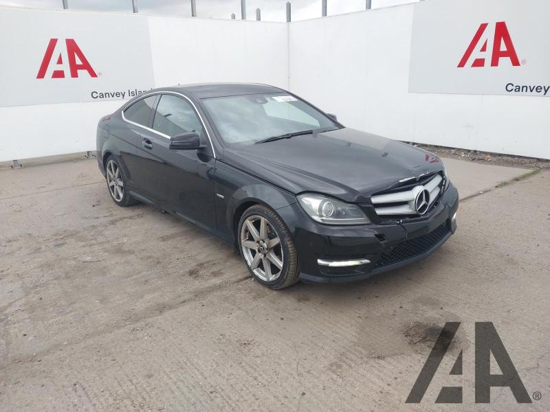 2011 MERCEDES C-CLASS C180 BLUEEFFICIENCY AMG SPORT 1796cc TURBO PETROL MANUAL 2 DOOR COUPE