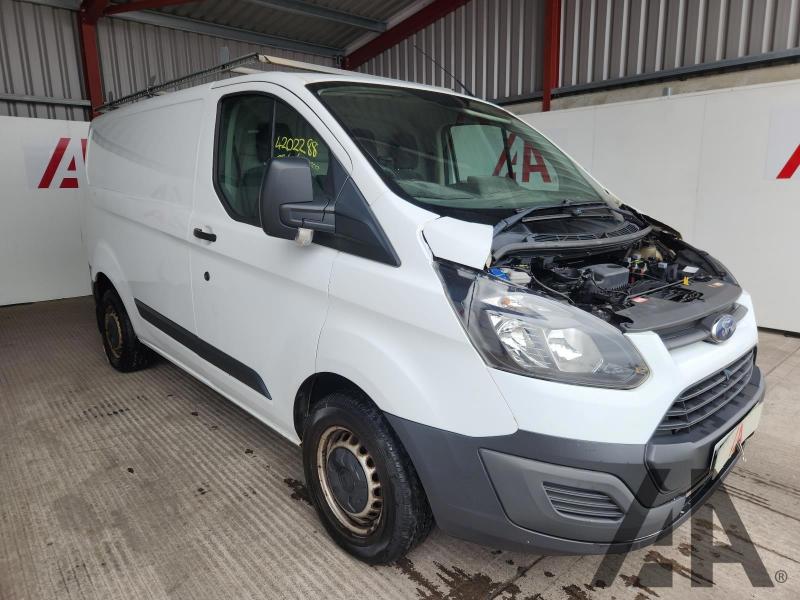2017 FORD TRANSIT CUSTOM 270 LR P/V 1996cc TURBO DIESEL MANUAL 6 Speed PANEL VAN