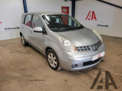 Image of 2008 NISSAN NOTE ACENTA 1386cc PETROL MANUAL 5 Speed 5 DOOR MPV