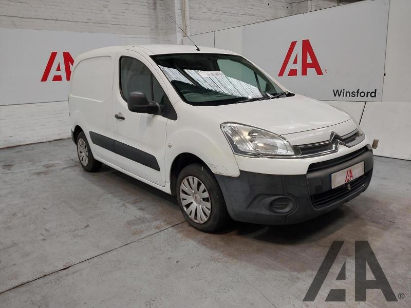 2013 CITROEN BERLINGO 625 X L1 16V 1598cc PETROL MANUAL 5 Speed PANEL VAN