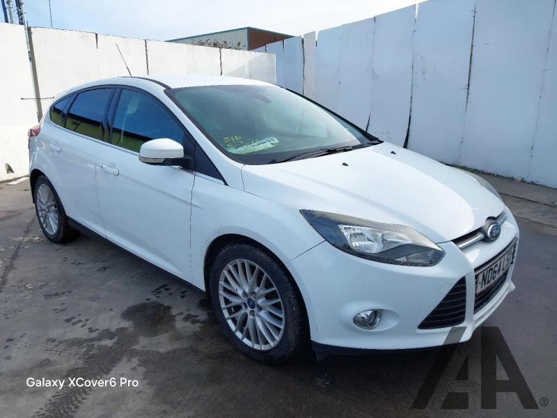 2014 FORD FOCUS ZETEC TDCI 1560cc TURBO DIESEL MANUAL 6 Speed 5 DOOR HATCHBACK