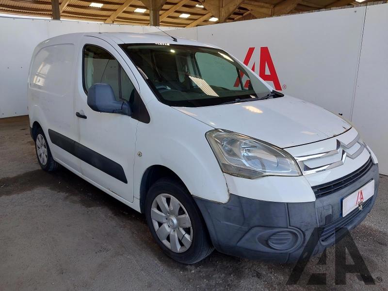 2009 CITROEN BERLINGO 625 LX L1 HDI 1560cc TURBO DIESEL MANUAL 5 Speed CAR DERIVED VAN