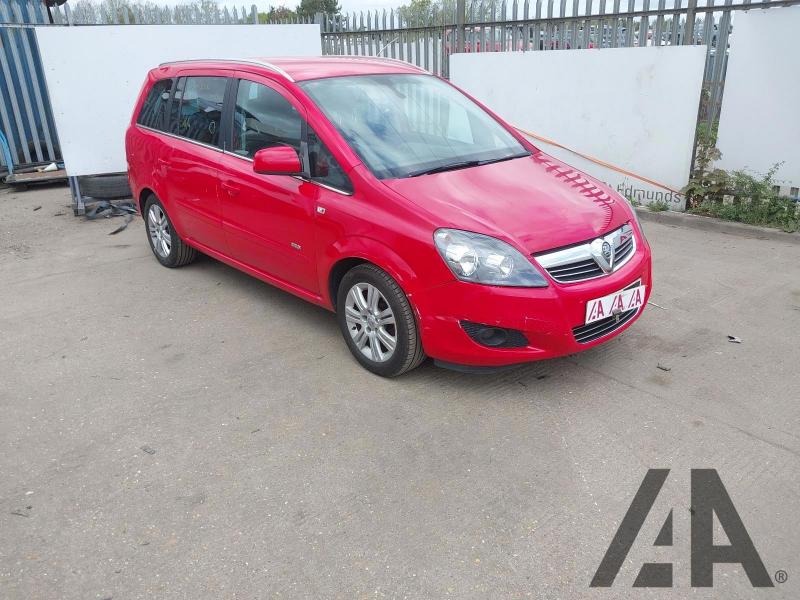 2012 VAUXHALL ZAFIRA DESIGN 1598cc PETROL MANUAL 5 DOOR MPV