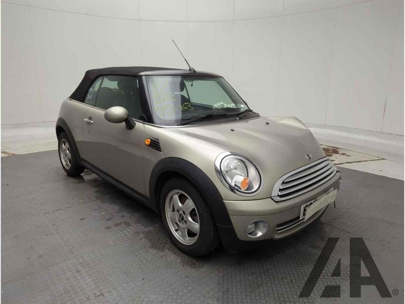 2009 MINI CONVERTIBLE COOPER 1598cc PETROL MANUAL 6 Speed 2 DOOR CONVERTIBLE