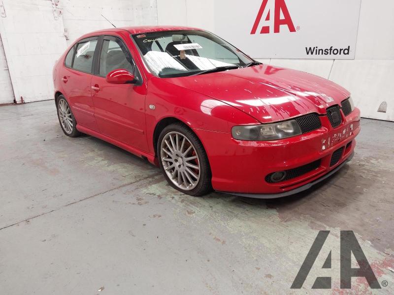 2004 SEAT LEON T CUPRA 20V 1781cc TURBO PETROL MANUAL 6 Speed 5 DOOR HATCHBACK