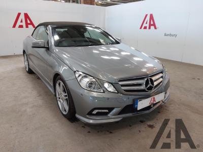 Image of 2010 MERCEDES E-CLASS E350 CGI BLUEEFFICIENCY SPORT 3498cc PETROL AUTOMATIC 2 DOOR CONVERTIBLE