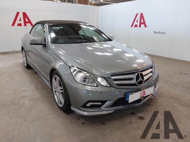 2010 MERCEDES E-CLASS E350 CGI BLUEEFFICIENCY SPORT 3498cc PETROL AUTOMATIC 2 DOOR CONVERTIBLE