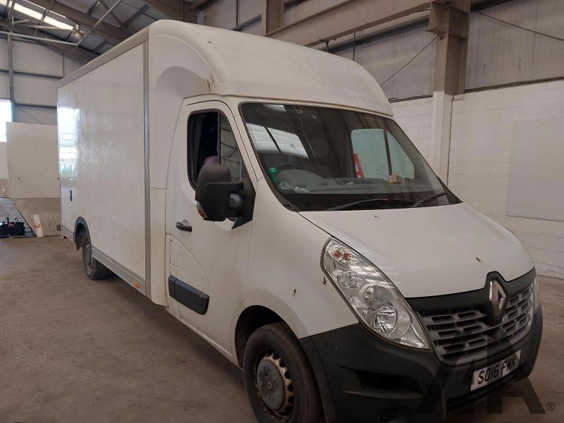 2016 RENAULT MASTER LL35 BUSINESS DCI L/R LUTON 2298cc TURBO DIESEL MANUAL PLATFORM CAB