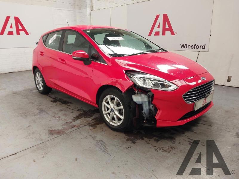 2018 FORD FIESTA ZETEC 998cc TURBO PETROL MANUAL 6 Speed 5 DOOR HATCHBACK