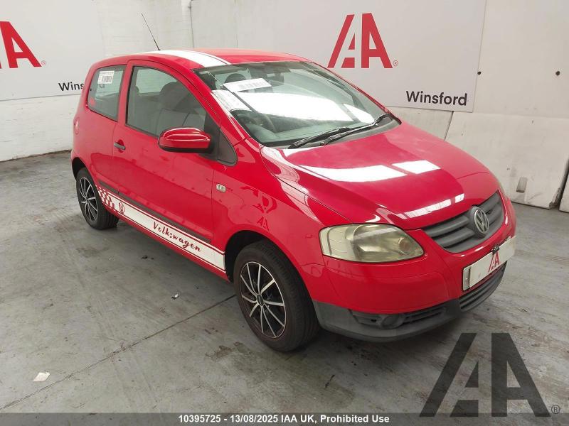 2007 VOLKSWAGEN FOX URBAN 6V 1198cc PETROL MANUAL 5 Speed 3 DOOR HATCHBACK