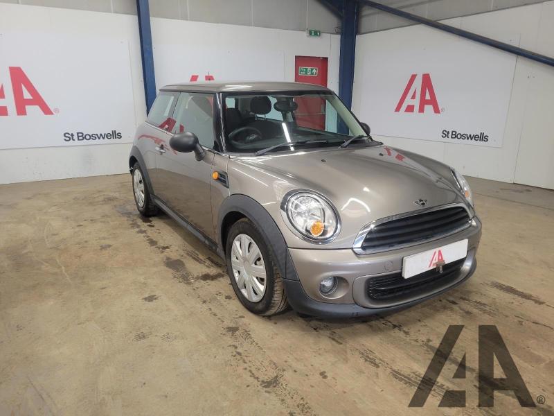 2012 MINI HATCH FIRST 1598cc PETROL MANUAL 6 Speed 3 DOOR HATCHBACK