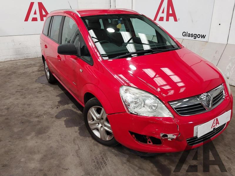 2010 VAUXHALL ZAFIRA ENERGY 1598cc PETROL MANUAL 5 DOOR MPV