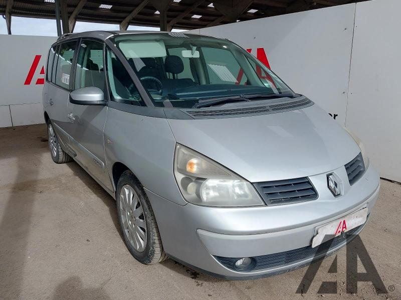 2005 RENAULT ESPACE GLOBE ELLEN MACARTHUR DCI 2188cc TURBO DIESEL MANUAL 6 Speed 5 DOOR MPV