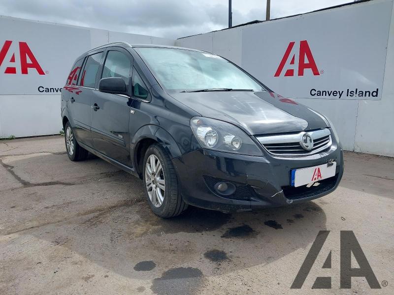 2012 VAUXHALL ZAFIRA DESIGN NAV CDTI ECOFLEX 1686cc TURBO DIESEL MANUAL 6 Speed 5 DOOR MPV