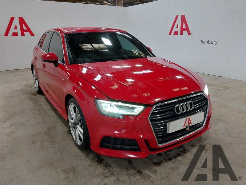 2017 AUDI A3 TDI S LINE 1968cc TURBO DIESEL MANUAL 6 Speed 5 DOOR HATCHBACK