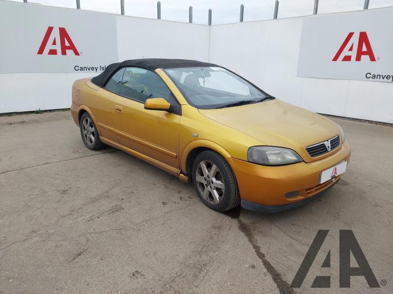 2001 VAUXHALL ASTRA COUPE CONVERTIBLE 16V 2198cc PETROL MANUAL 5 Speed 2 DOOR CONVERTIBLE