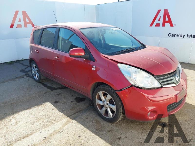2010 NISSAN NOTE N-TEC 1386cc PETROL MANUAL 5 Speed 5 DOOR MPV