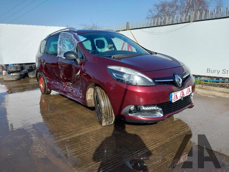 2016 RENAULT GRAND SCENIC DYNAMIQUE NAV BOSE PLUS DCI 1461cc TURBO DIESEL MANUAL 5 DOOR MPV