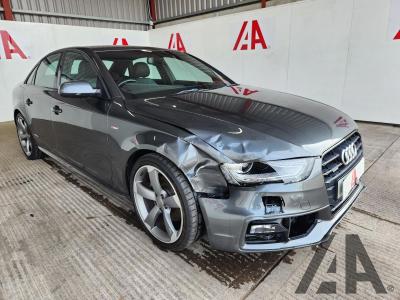 Image of 2014 AUDI A4 TDI QUATTRO S LINE BLACK EDITI 1968cc TURBO DIESEL SEMI AUTO 4 DOOR SALOON