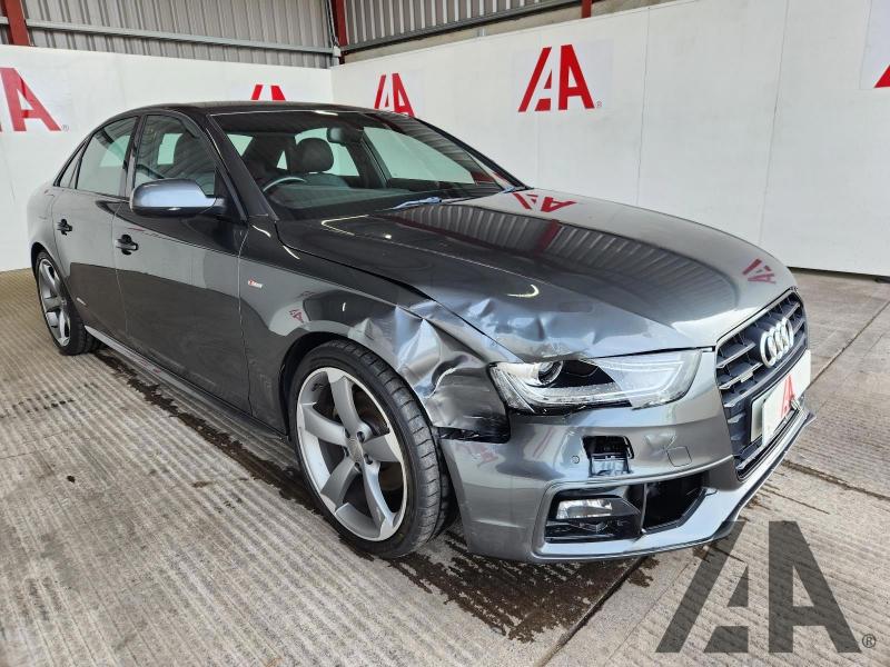 2014 AUDI A4 TDI QUATTRO S LINE BLACK EDITI 1968cc TURBO DIESEL SEMI AUTO 4 DOOR SALOON