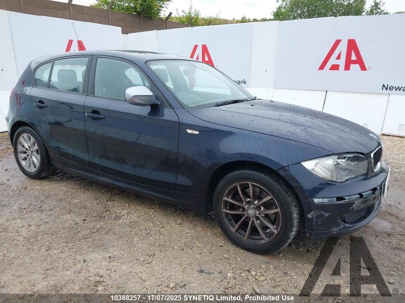 2008 BMW 1 SERIES 118D ES 1995cc TURBO DIESEL MANUAL 5 DOOR HATCHBACK