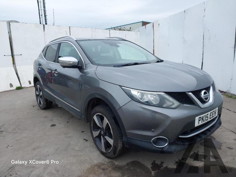 2015 NISSAN QASHQAI N-TEC PLUS DIG-T 1197cc TURBO PETROL MANUAL 6 Speed 5 DOOR HATCHBACK