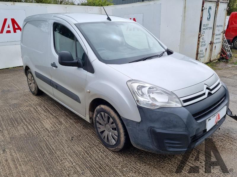 2016 CITROEN BERLINGO 625 ENTERPRISE L1 BLUEHDI 1560cc TURBO DIESEL MANUAL 5 Speed PANEL VAN